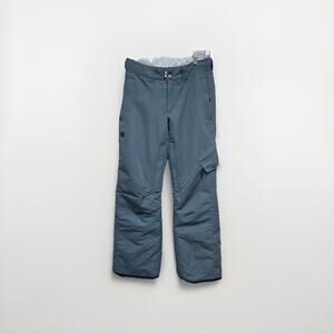 Liquid Womens Snow Pants Size XS Gray Ski Flat Front Lined Winter Snowboarding